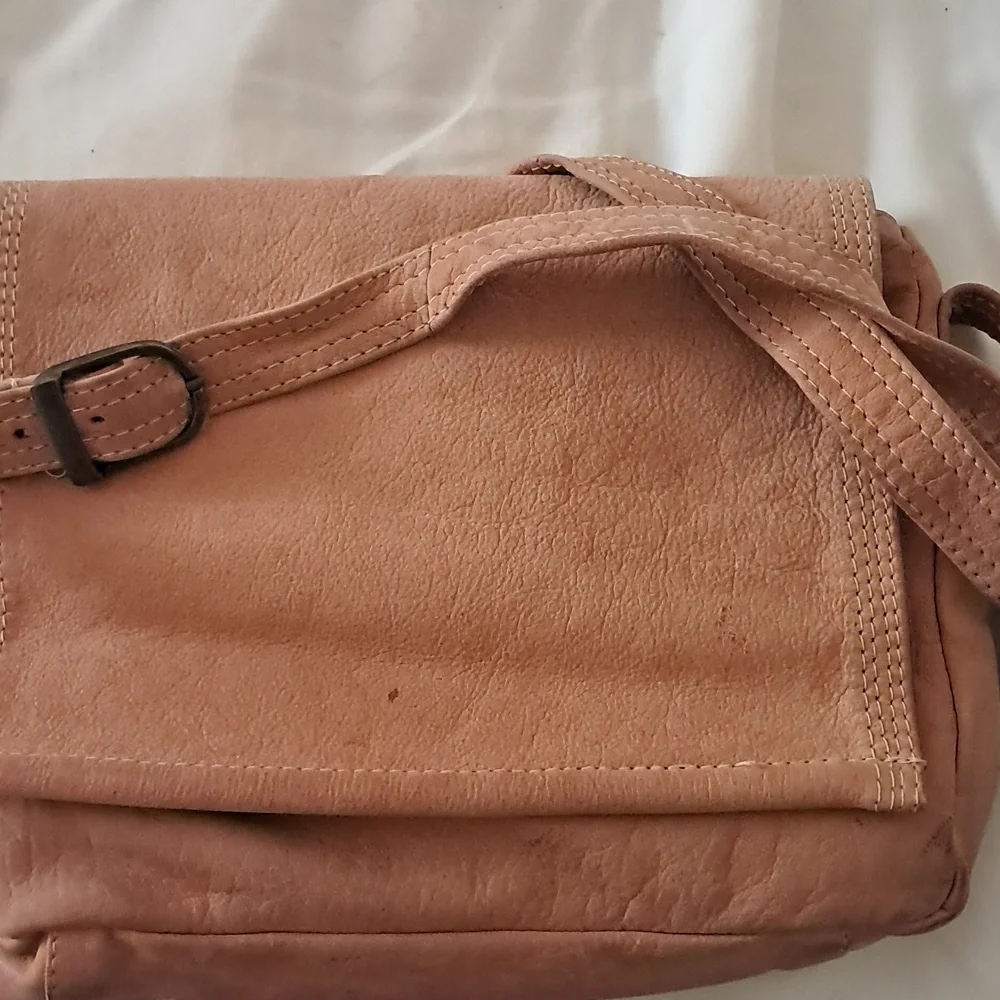 Hand Made American Indian Suede Leather Bag - Picture 8 of 9